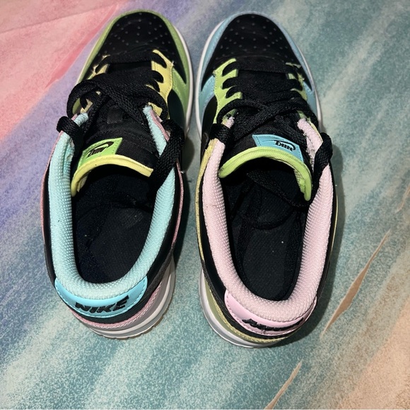 Nike Dunk Low Retro SE Free 99 Black Multi Candy size 4Y / women’s size 5.5 - Picture 7 of 9